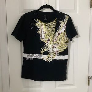 Armani Exchange men’s black T-shirt